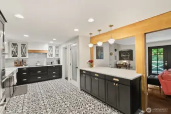 Kitchen with Eating Space.