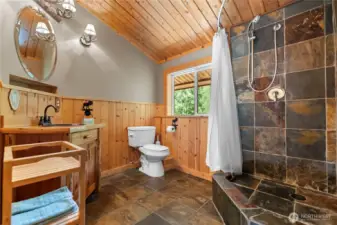 Bathroom off loft bedroom