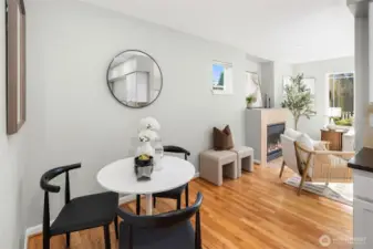 living on main level