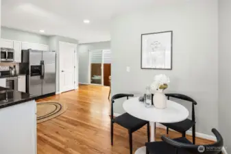 living on main level