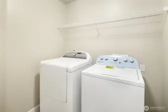 laundry room on second level
