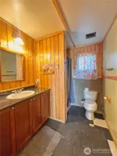3/4 Bathroom in walkout basement