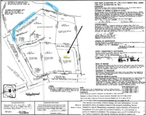 Plat Map with Lake Osoyoos beachfront access