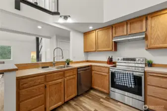 New sink and dishwasher