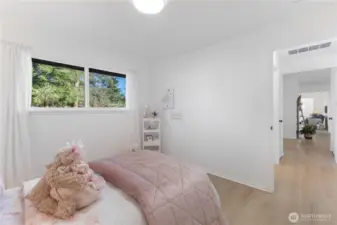 Lots of light in this bedroom