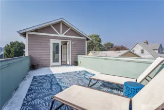 Deck off primary bedroom