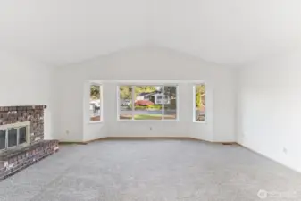 Living room view from dining room.