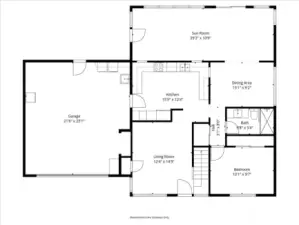 Main Level Floor Plan