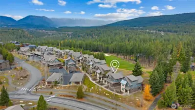 Talisman Village aerial view