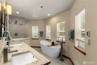 Primary bathroom