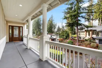 Front door of main house