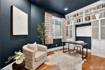 Spacious main floor office