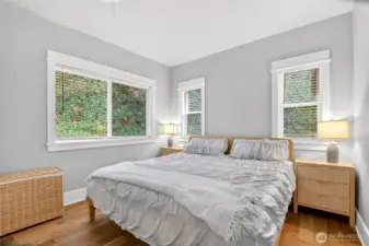 Bedroom 1 of 2 in guest cottage (DADU)