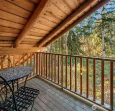Balcony off the loft.