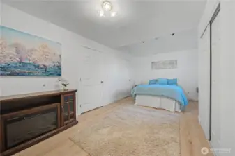 Beautiful primary suite designed for comfort and relaxation. Featuring fresh finishes, updated flooring, this space feels bright, serene.