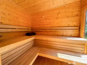 large private sauna!