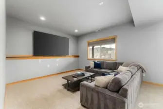 Lower floor bonus room-VIRTUALLY STAGED
