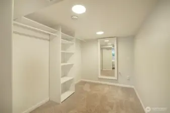 GIANT walk-in closet!