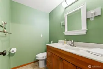 Main floor half bath