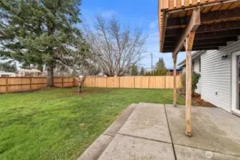 BEAUTIFUL BACKYARD | Fully fenced and abundant in size, you'll love handing out back here.