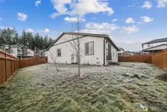 Corner lot, large yard