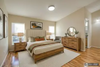 Primary Bedroom - Virtually Staged