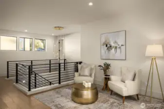 Upstairs loft/reading area