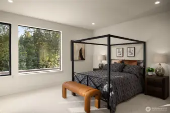 All five bedrooms are spacious