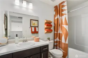 These photos feature the model home and do not represent the actual home that is currently for sale.