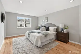 Primary suite on Main with new hardwoods