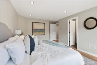 Primary with new bath!