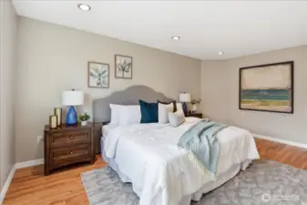 Primary with brand new floors