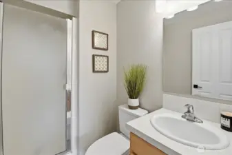 Lower level bath, Bathroom #4