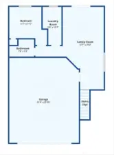 Finished basement, plus oversized 2-car garage