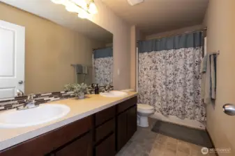Hallway full bathroom