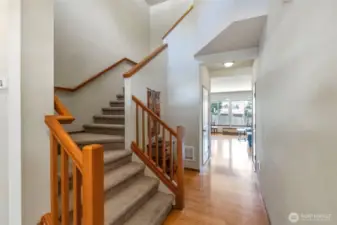 Wide staircase