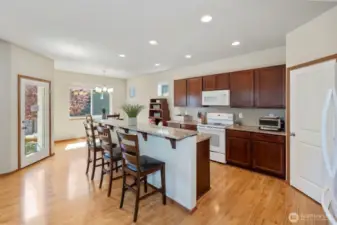 Kitchen with eating space