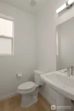 Half Bath on Main Floor