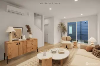 Open Great Room layout with plenty of natural light