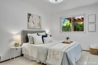 1 of 2 main floor bedrooms.