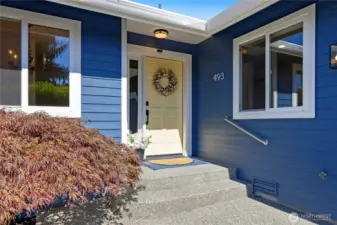 Only two steps into this main-floor living home