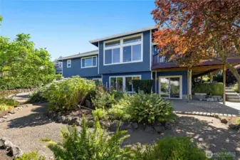 Daylight lower level with patio