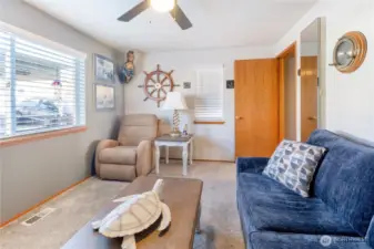 Owners used this space as a theater room, but can be creatively utilized for multiple purposes