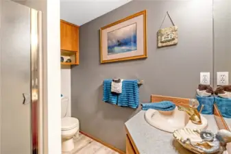 Main level bath with shower