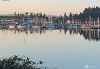 View of marina from front of home