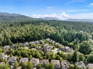 The home is adjacent to the 120 acre renown Duthie Hill Mountain Bike Park.