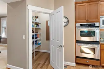 Walk-in pantry.