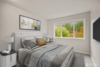 Virtually staged to show an example of how the space could be used.