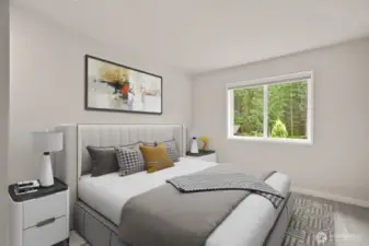 Virtually staged to show an example of how the space could be used.