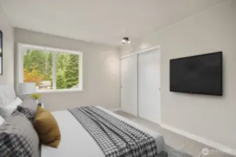 Virtually staged to show an example of how the space could be used.